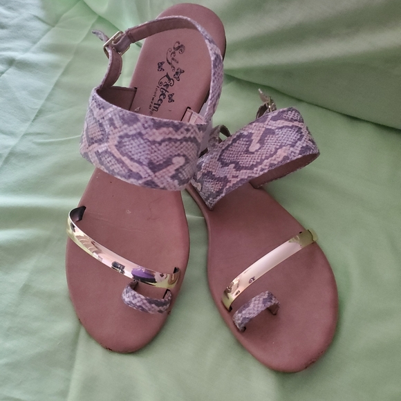 Womens Animal print Sandles - Picture 8 of 11